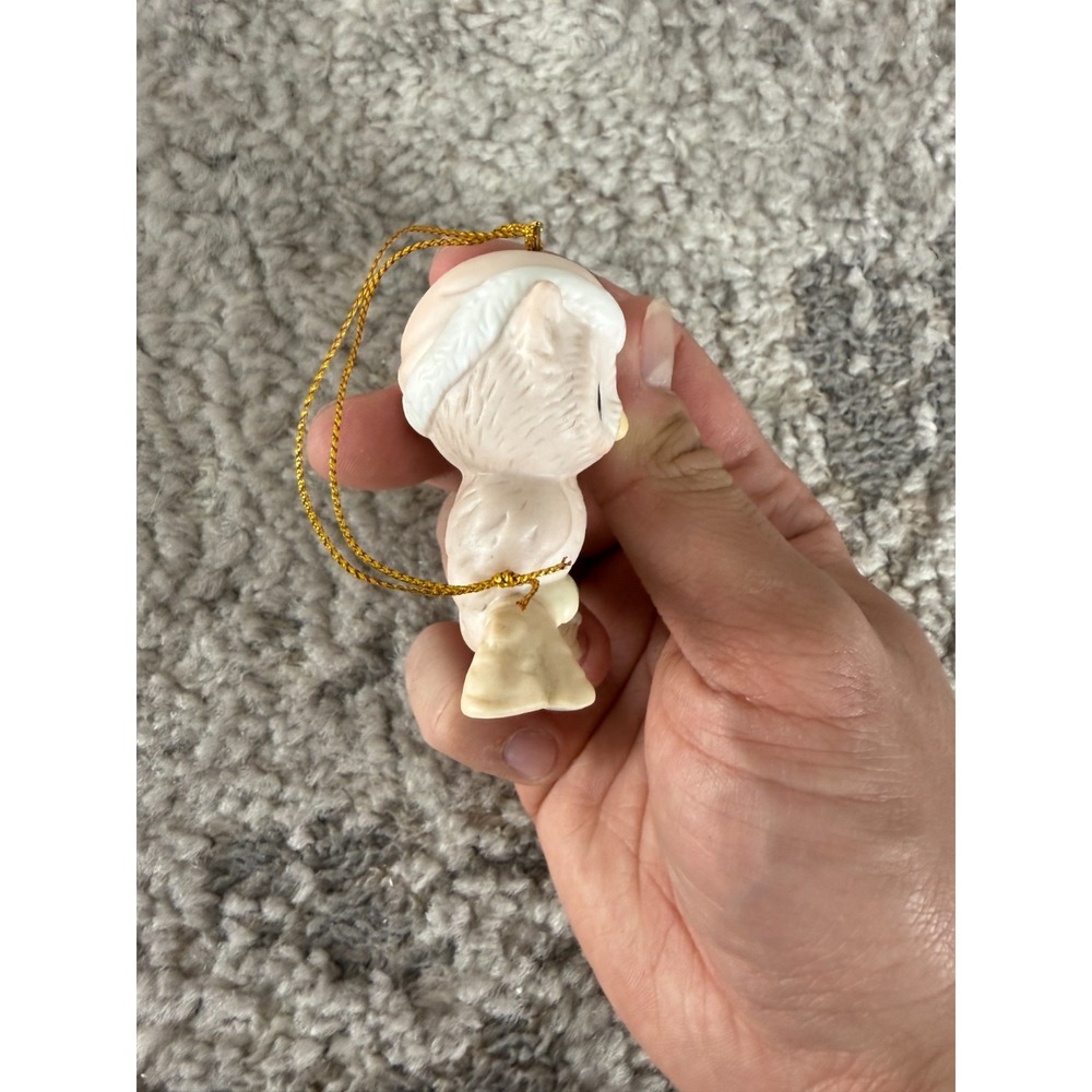 Vintage 1996 Precious Moments Owl Be Home For Christmas Ornament Enesco 128708 - Picture 9 of 16